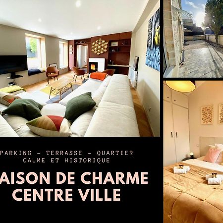 Le Capella, Magnifique Maison Au Calme Avec Garage Caen Exterior foto