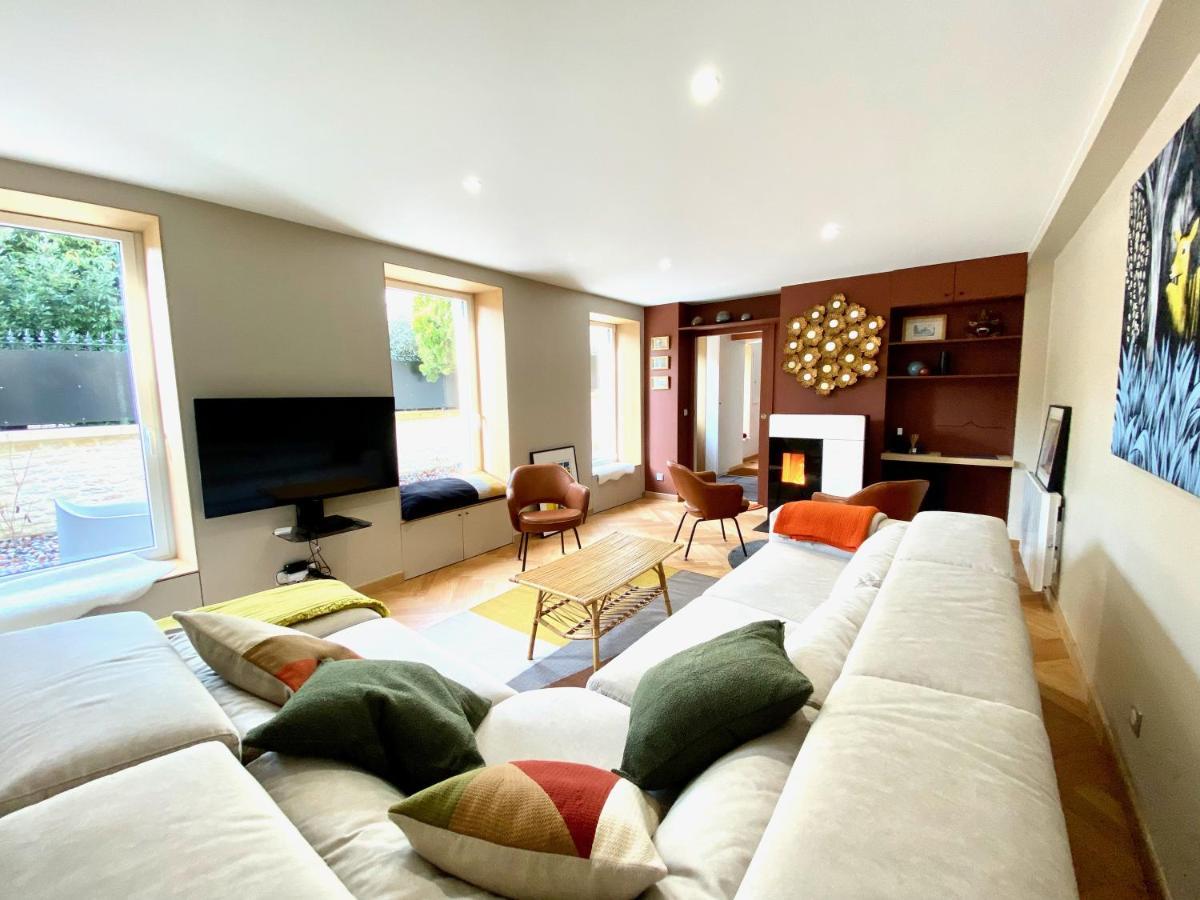 Le Capella, Magnifique Maison Au Calme Avec Garage Caen Exterior foto