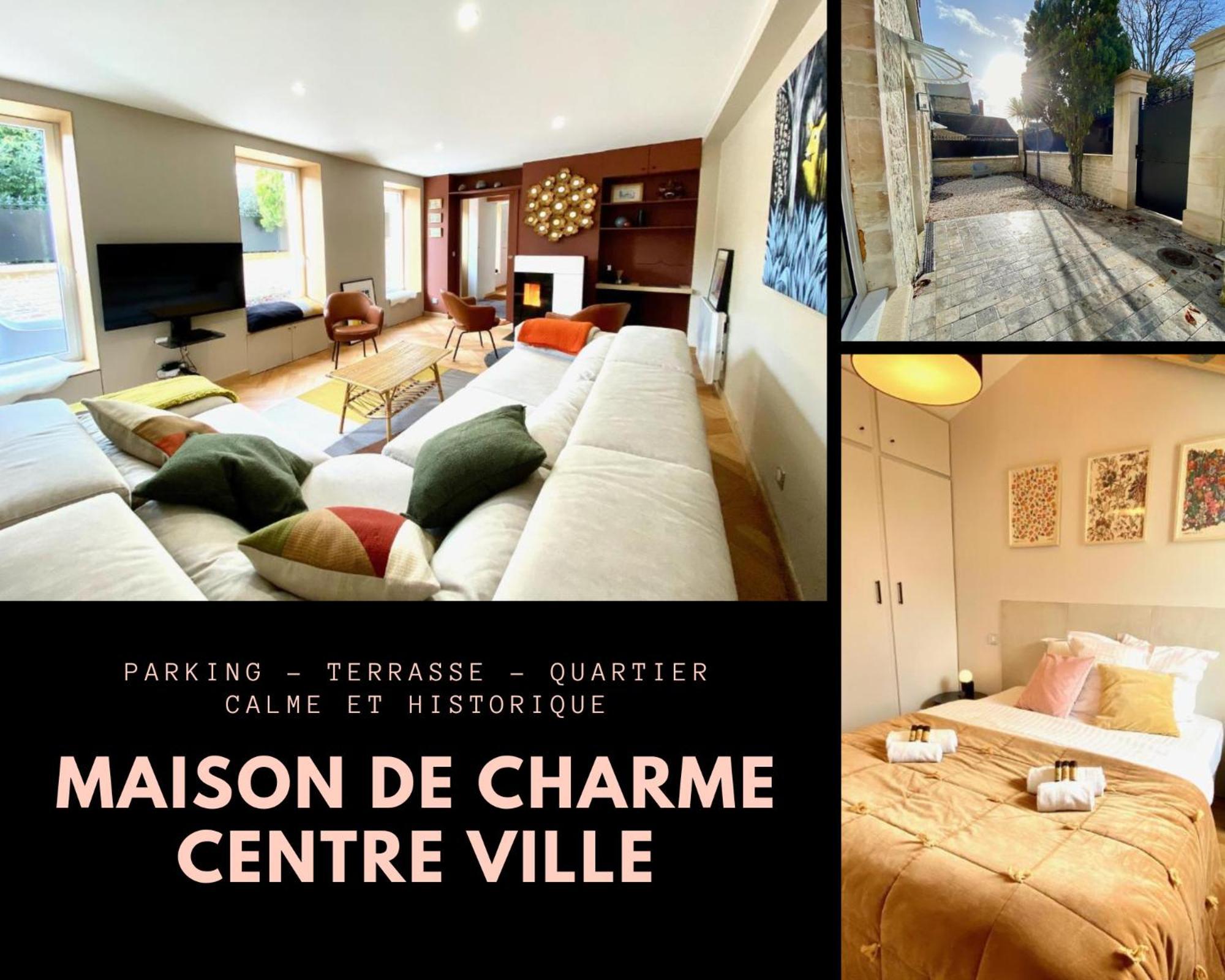 Le Capella, Magnifique Maison Au Calme Avec Garage Caen Exterior foto